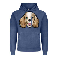 Vintage Denim cocker spaniel Vintage Hoodie - Jasminsmagicworld