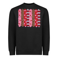 Black valentine's day brushstrokes Heavyweight Sweatshirt - RanaPortraitStore