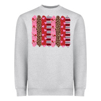 Heather Grey valentine's day brushstrokes Heavyweight Sweatshirt - RanaPortraitStore
