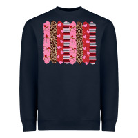 Navy valentine's day brushstrokes Heavyweight Sweatshirt - RanaPortraitStore