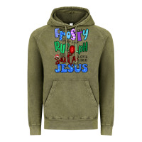 Vintage Olive dance like frosty shine like rudolph Vintage Hoodie - MaliasSmallBusiness