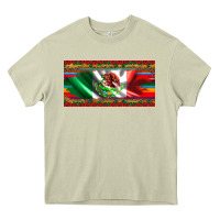 Mossy mexico flag serape roses leopard and glitter licanse plate Heavy Core Tee - Artiststas