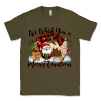 Army Green We whisk you a Merry Christmas Classic Tee - NancyCooperArtShop