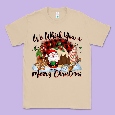 We Whisk You A Merry Christmas Classic Tee Designed By Nancycooperartshop