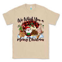 Mushroom We whisk you a Merry Christmas Classic Tee - NancyCooperArtShop