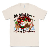 Natural We whisk you a Merry Christmas Classic Tee - NancyCooperArtShop