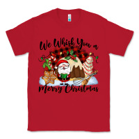 Red We whisk you a Merry Christmas Classic Tee - NancyCooperArtShop
