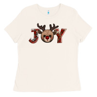 Joy Reindeer Ladies Tee | Teevron
