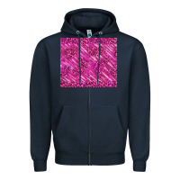 Navy pink glitter with leopard pattern Zipper Hoodie - TumblerDesignByShophia