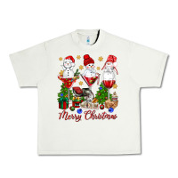 Pistachio Merry Christmas wine and cocktails Urban Heavy Tee - NancyCooperArtShop