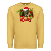 Antique Gold christmas maw claus Premium Sweatshirt - FaDigitalArtStudio