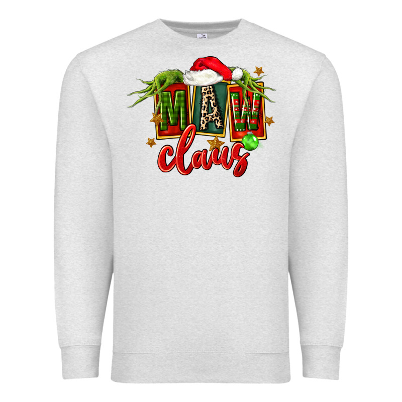 Christmas Maw Claus Premium Sweatshirt by FaDigitalArtStudio | Teevron