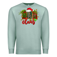Seafoam christmas maw claus Premium Sweatshirt - FaDigitalArtStudio