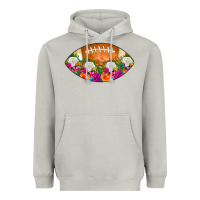 Moon Dust American Football Floral Heavyweight Hoodie - CowCowDesign