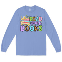 Colony Blue read more books Long Sleeve Tee - Artiststas