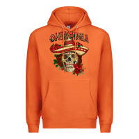 Carrot Chingona with roses Mexico Premium Hoodie - HowdyJamesFarm