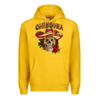 Lemon Chingona with roses Mexico Premium Hoodie - HowdyJamesFarm