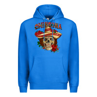 True Royal Chingona with roses Mexico Premium Hoodie - HowdyJamesFarm
