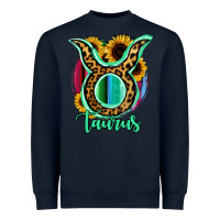 Navy Taurus Zodiac Heavyweight Sweatshirt - Bettercallsaul