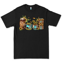 Black sunflower gemstone coffee Premium Tee - JahusDesignShop