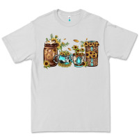 Dove Grey sunflower gemstone coffee Premium Tee - JahusDesignShop