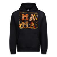 Black Melanin leopard frame mama Mother's Day Urban Hoodie - LillyAllenDesigns