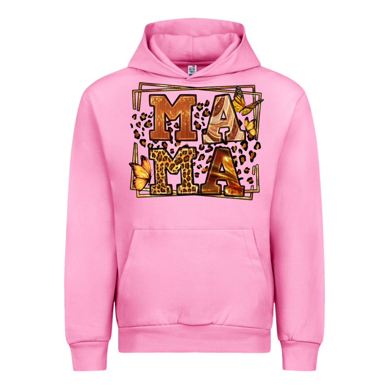 Melanin Leopard Frame Mama Mother's Day Urban Hoodie by LillyAllenDesigns | Teevron