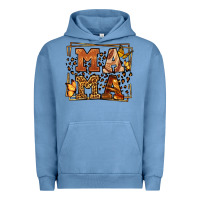 Pigment Pebble Blue Melanin leopard frame mama Mother's Day Urban Hoodie - LillyAllenDesigns