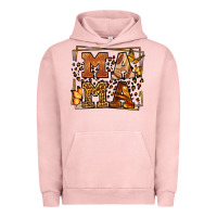 Pigment Salmon Melanin leopard frame mama Mother's Day Urban Hoodie - LillyAllenDesigns