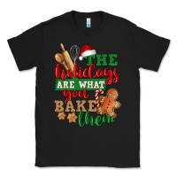 Black The holidays are what you bake them Classic Tee - NancyCooperArtShop