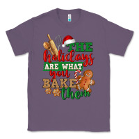 Lavender The holidays are what you bake them Classic Tee - NancyCooperArtShop