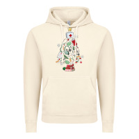 Vintage Artic nurse christmas tree Vintage Hoodie - MaliasSmallBusiness