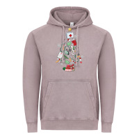 Vintage Zinc nurse christmas tree Vintage Hoodie - MaliasSmallBusiness