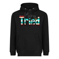 Black Mama Tried Heavyweight Hoodie - CowCowDesign