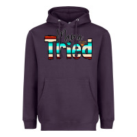 Plum Mama Tried Heavyweight Hoodie - CowCowDesign