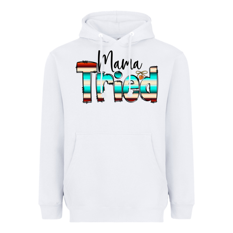 Mama Tried Heavyweight Hoodie by CowCowDesign | Teevron