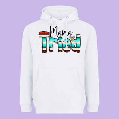 Mama Tried Heavyweight Hoodie Designed By Cowcowdesign