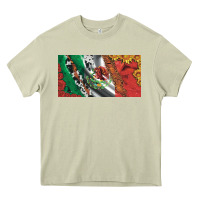 Mossy mexico flag cowhide leopard sunflower and roses licanse  plate Heavy Core Tee - Artiststas