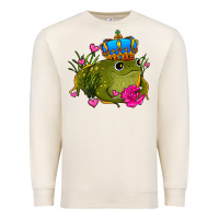 Sandshell valentines day frog prince olivia Premium Sweatshirt - OliviaCreatesArt