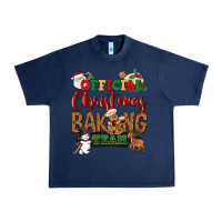 Navy Official Christmas baking team Urban Heavy Tee - NancyCooperArtShop