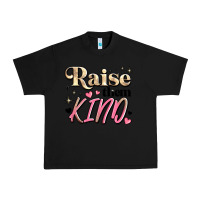 Black raise them kind Urban Heavy Tee - JahusDesignShop