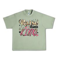 Oil Green raise them kind Urban Heavy Tee - JahusDesignShop