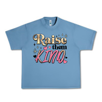 Pebble Blue raise them kind Urban Heavy Tee - JahusDesignShop