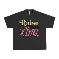 Pigment Black raise them kind Urban Heavy Tee - JahusDesignShop