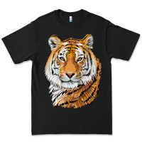 Black Tiger Head Premium Tee - LillyAllenDesigns
