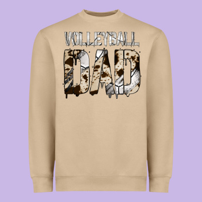 Volleyball Dad Heavyweight Sweatshirt Designed By Bettercallsaul