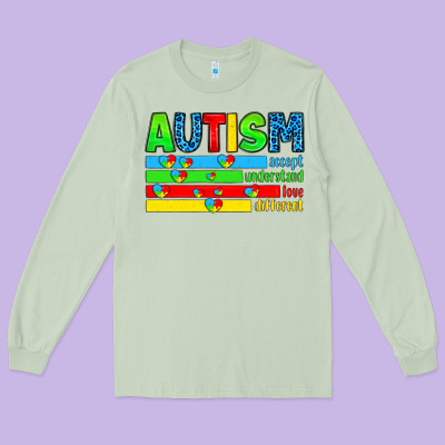 Autism Long Sleeve Tee Designed By Artiststas