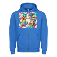 True Royal easter day rabbit Zipper Hoodie - TumblerDesignByShophia