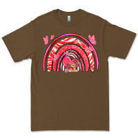 Cacao valentines day rainbow with heart Premium Tee - NancyCooperArtShop