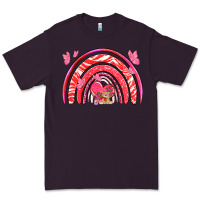 Plum valentines day rainbow with heart Premium Tee - NancyCooperArtShop
